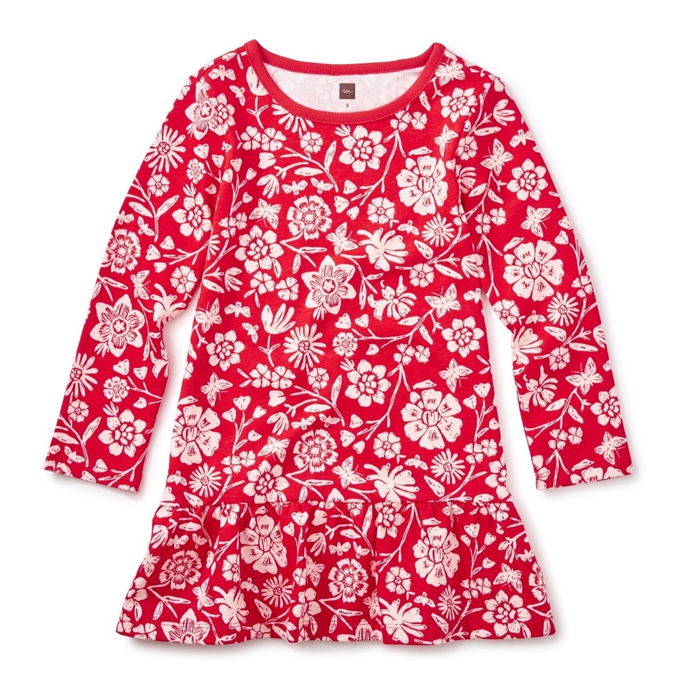 Tea Holly Ruffle Dress size 8